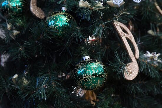 Tree ornaments factory exhibition in Kazan