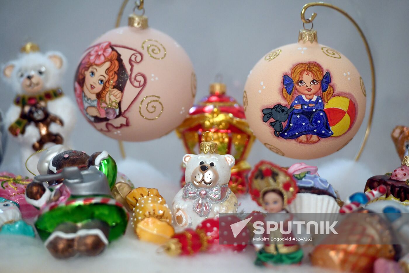 Tree ornaments factory exhibition in Kazan