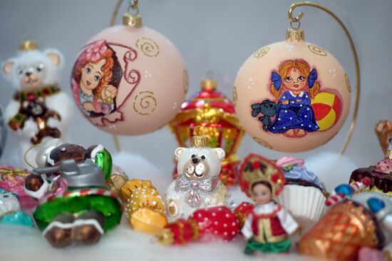 Tree ornaments factory exhibition in Kazan