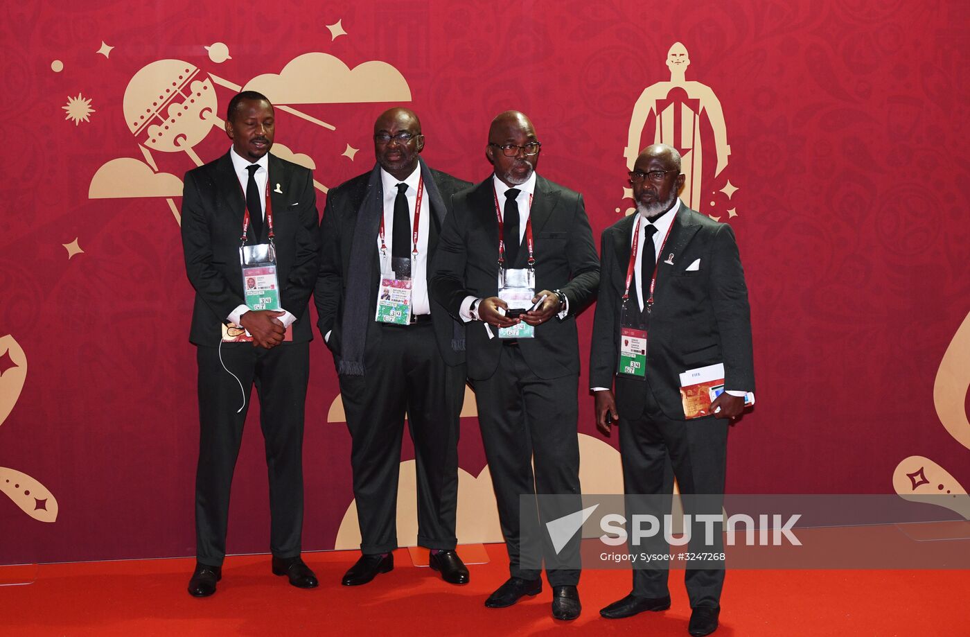 Guests arrive to 2018 FIFA World Cup Final Draw