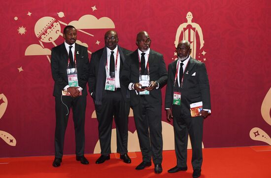 Guests arrive to 2018 FIFA World Cup Final Draw