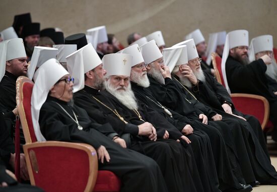 President Putin speaks at Assembly of Hierarchs of Russian Orthodox Church