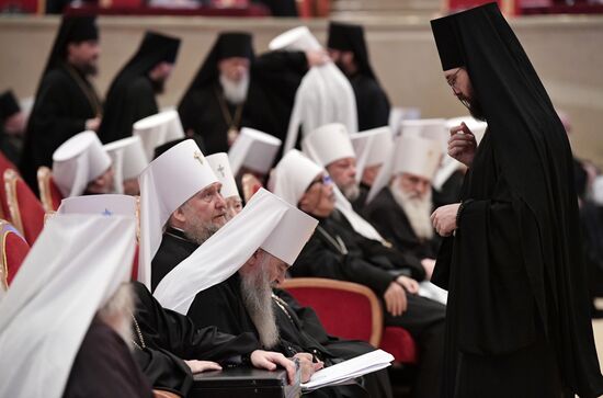 President Putin speaks at Assembly of Hierarchs of Russian Orthodox Church