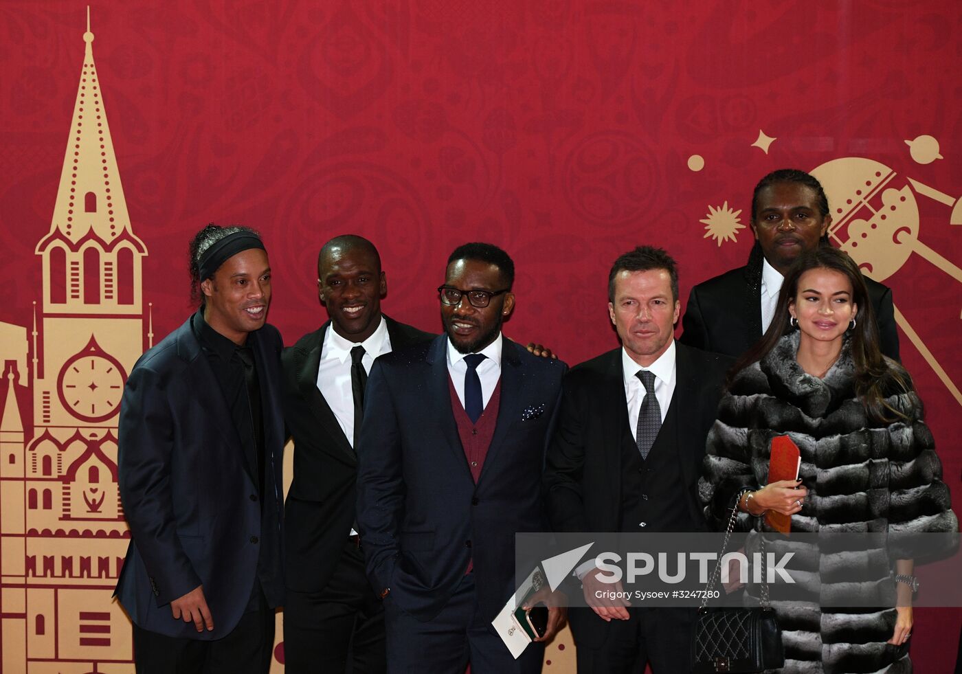 Guests arrive to 2018 FIFA World Cup Final Draw