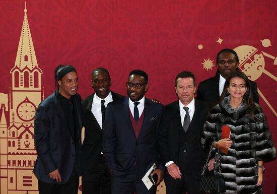 Guests arrive to 2018 FIFA World Cup Final Draw