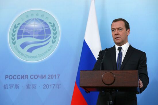 Meeting of Council of SCO Heads of Government in Sochi