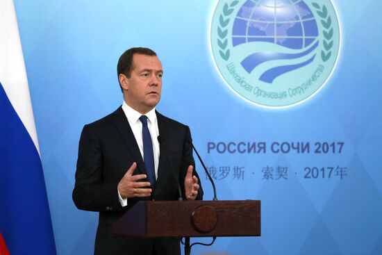 Meeting of Council of SCO Heads of Government in Sochi