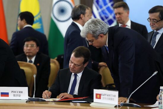 Meeting of Council of SCO Heads of Government in Sochi