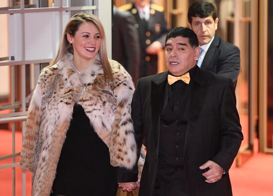 Guests arrive to 2018 FIFA World Cup Final Draw