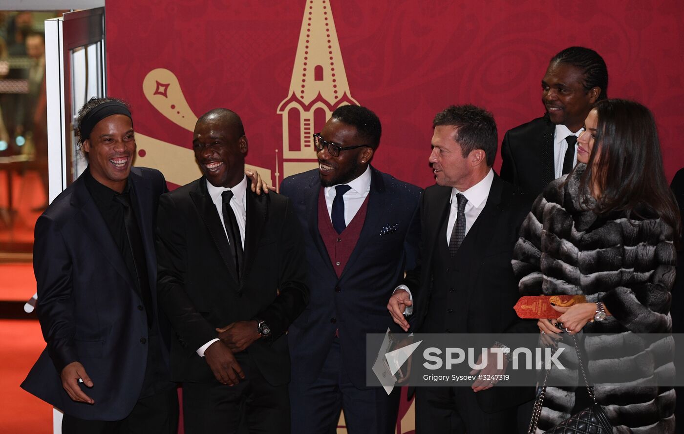 Guests arrive to 2018 FIFA World Cup Final Draw
