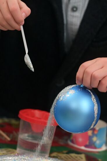 Tree ornaments factory exhibition in Kazan