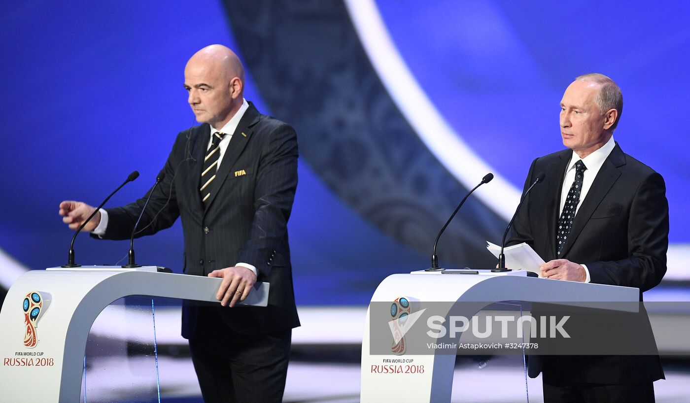 President Putin takes part in 2018 FIFA World Cup Final Draw