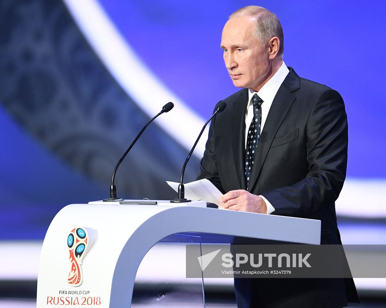 President Putin takes part in 2018 FIFA World Cup Final Draw