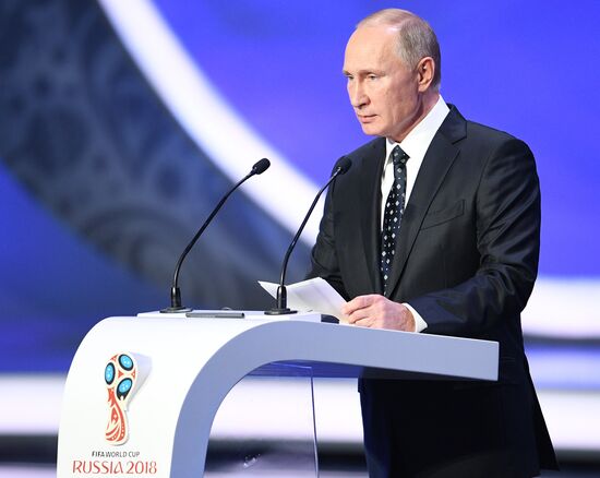President Putin takes part in 2018 FIFA World Cup Final Draw