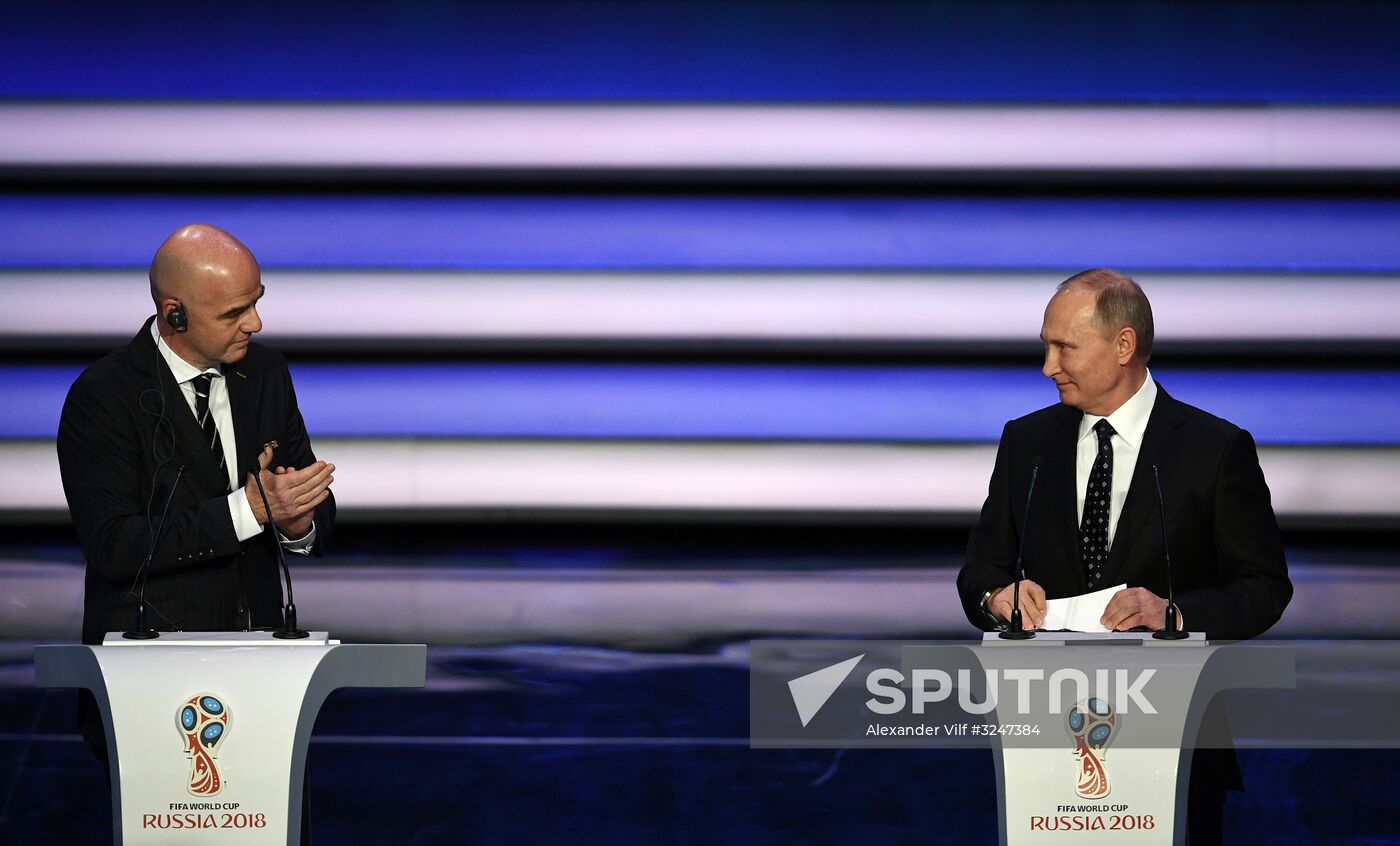 President Putin takes part in 2018 FIFA World Cup Final Draw