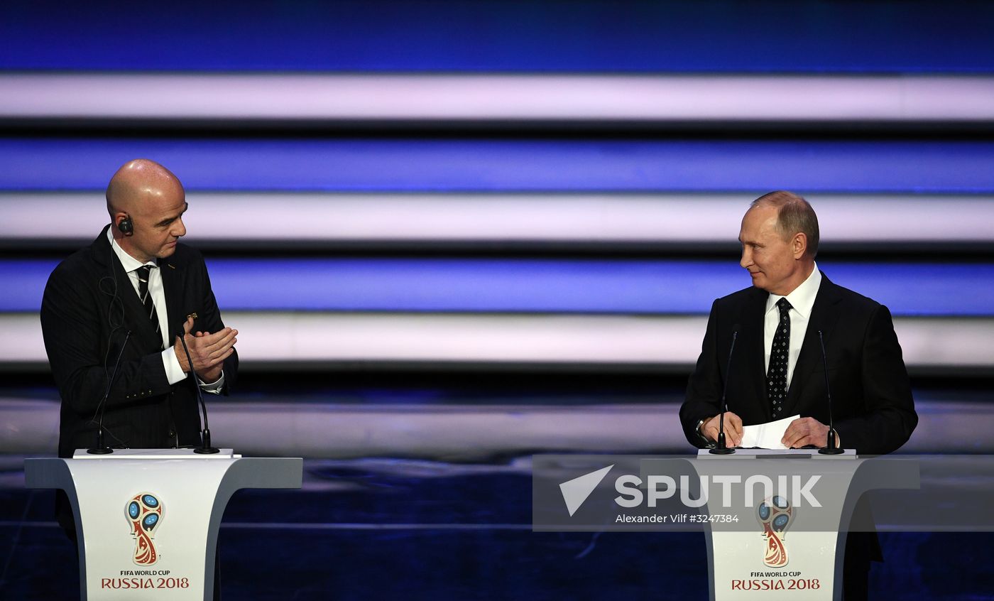 President Putin takes part in 2018 FIFA World Cup Final Draw