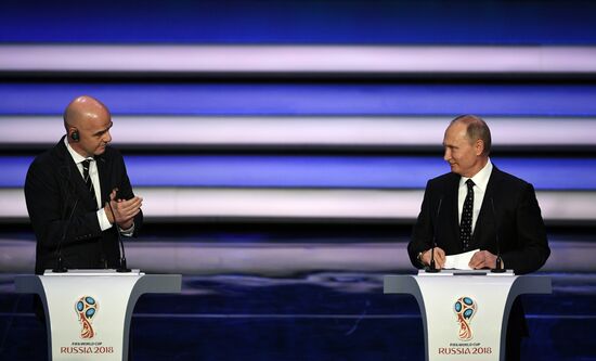 President Putin takes part in 2018 FIFA World Cup Final Draw