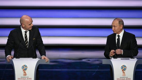President Putin takes part in 2018 FIFA World Cup Final Draw