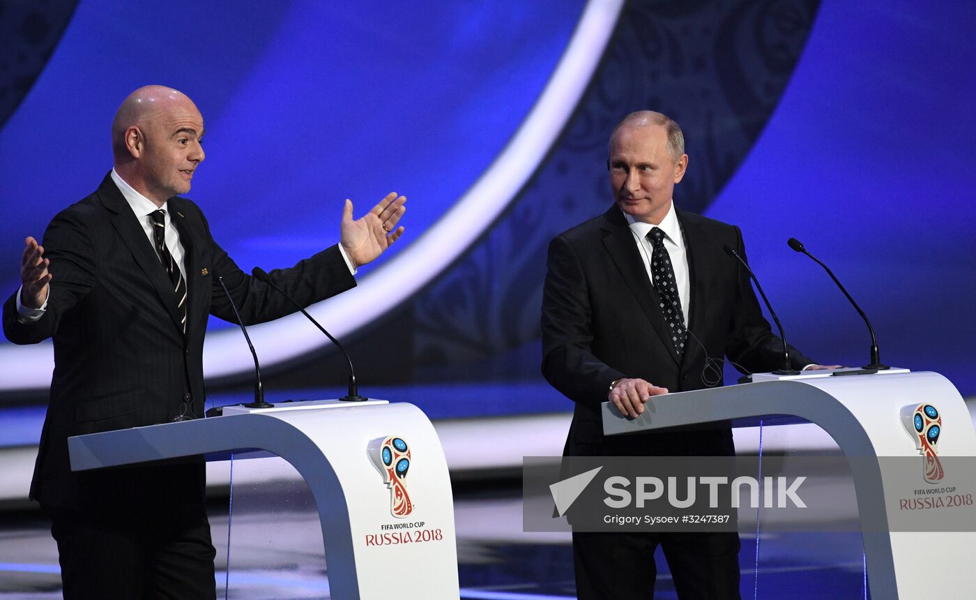 President Putin takes part in 2018 FIFA World Cup Final Draw