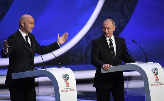 President Putin takes part in 2018 FIFA World Cup Final Draw