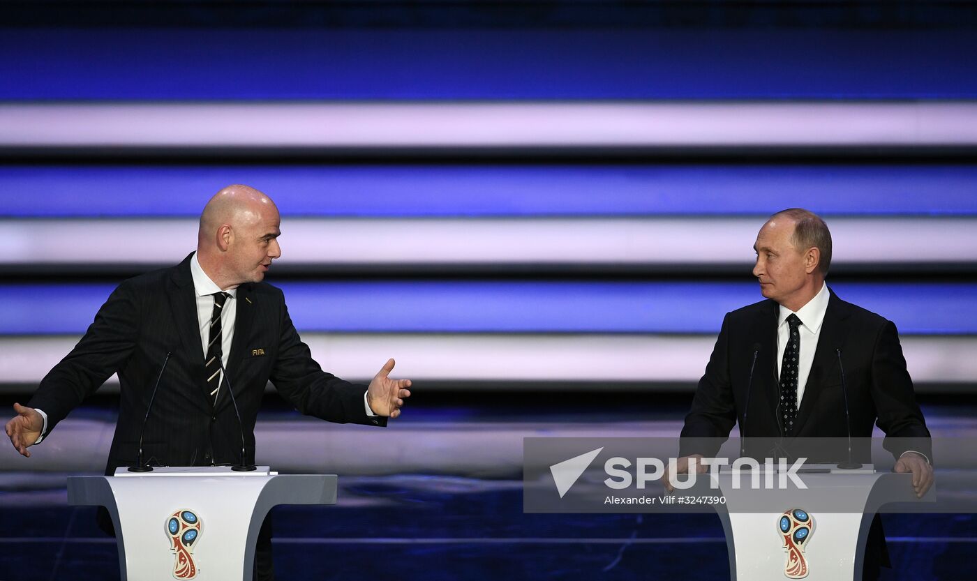 President Putin takes part in 2018 FIFA World Cup Final Draw