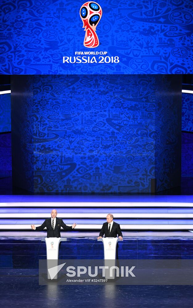 President Putin takes part in 2018 FIFA World Cup Final Draw