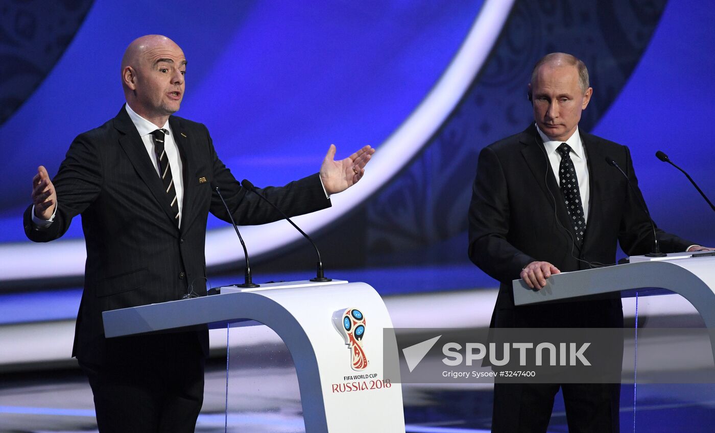President Putin takes part in 2018 FIFA World Cup Final Draw