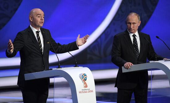 President Putin takes part in 2018 FIFA World Cup Final Draw