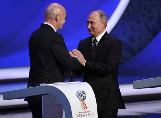 President Putin takes part in 2018 FIFA World Cup Final Draw