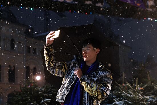 Snow in Moscow