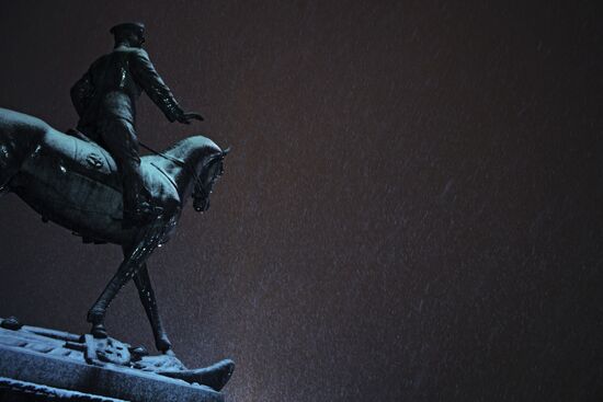 Snow in Moscow