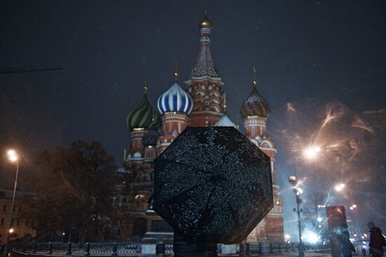 Snow in Moscow