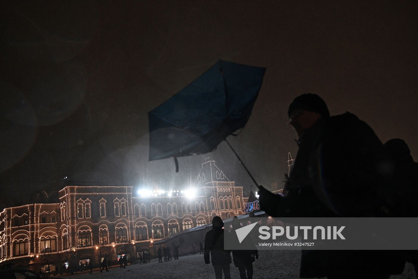 Snow in Moscow