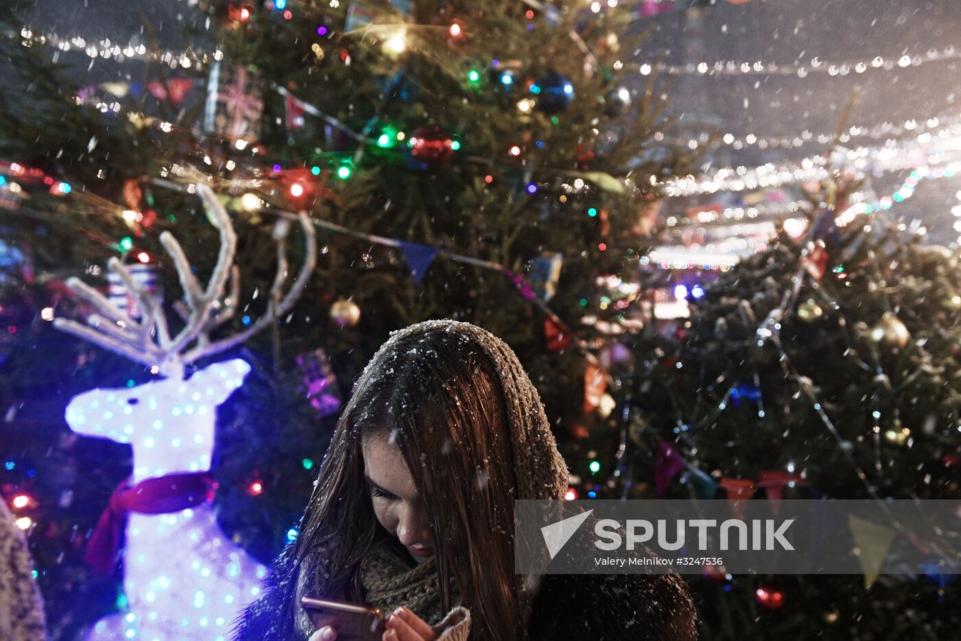 Snow in Moscow