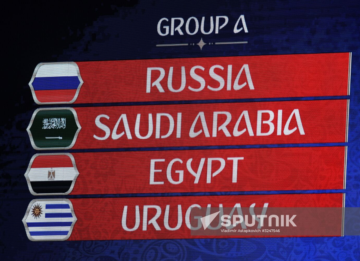 2018 FIFA World Cup Final Draw