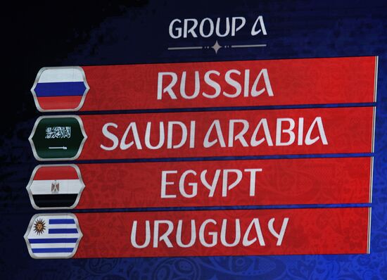 2018 FIFA World Cup Final Draw