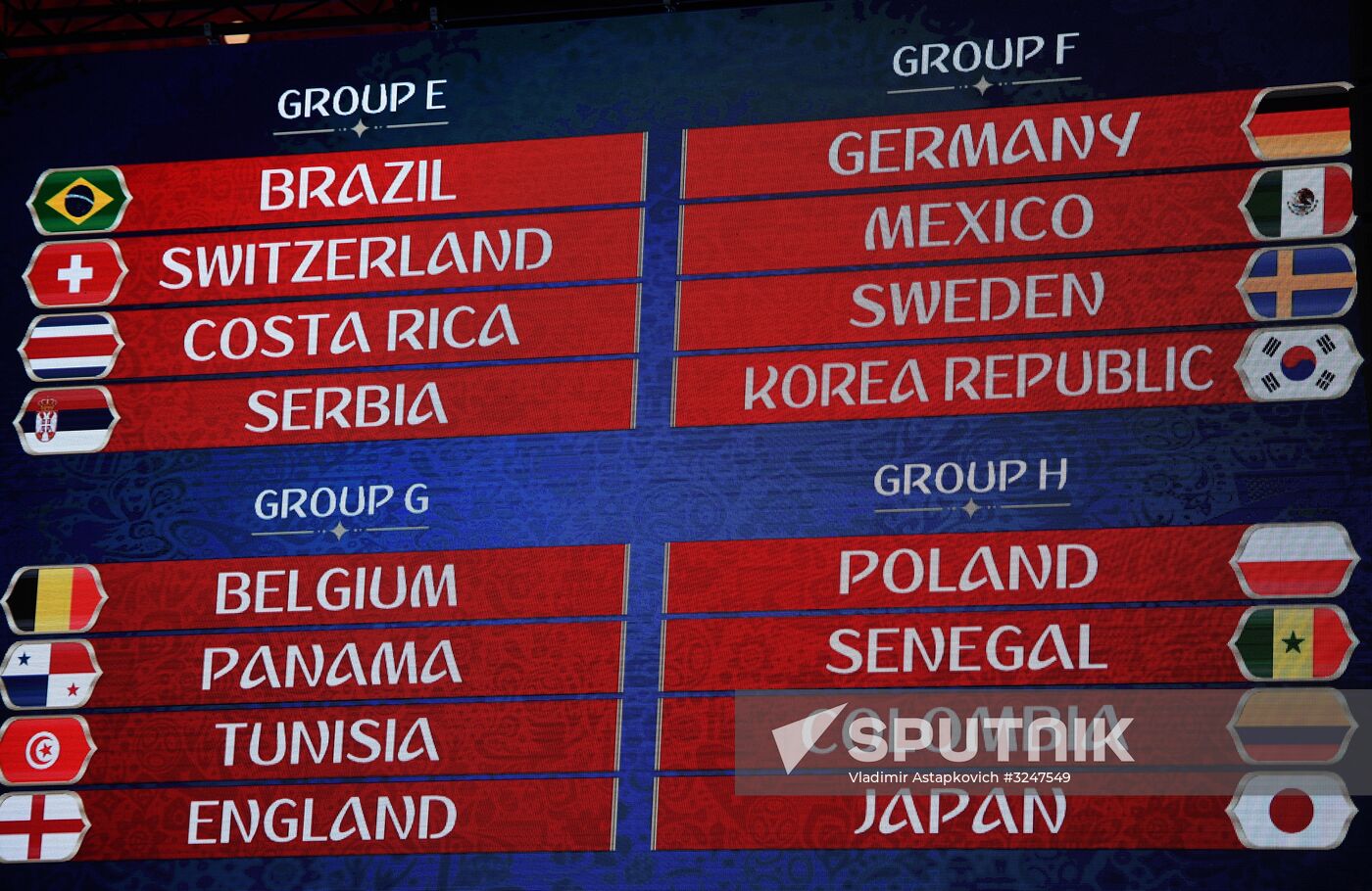 2018 FIFA World Cup Final Draw