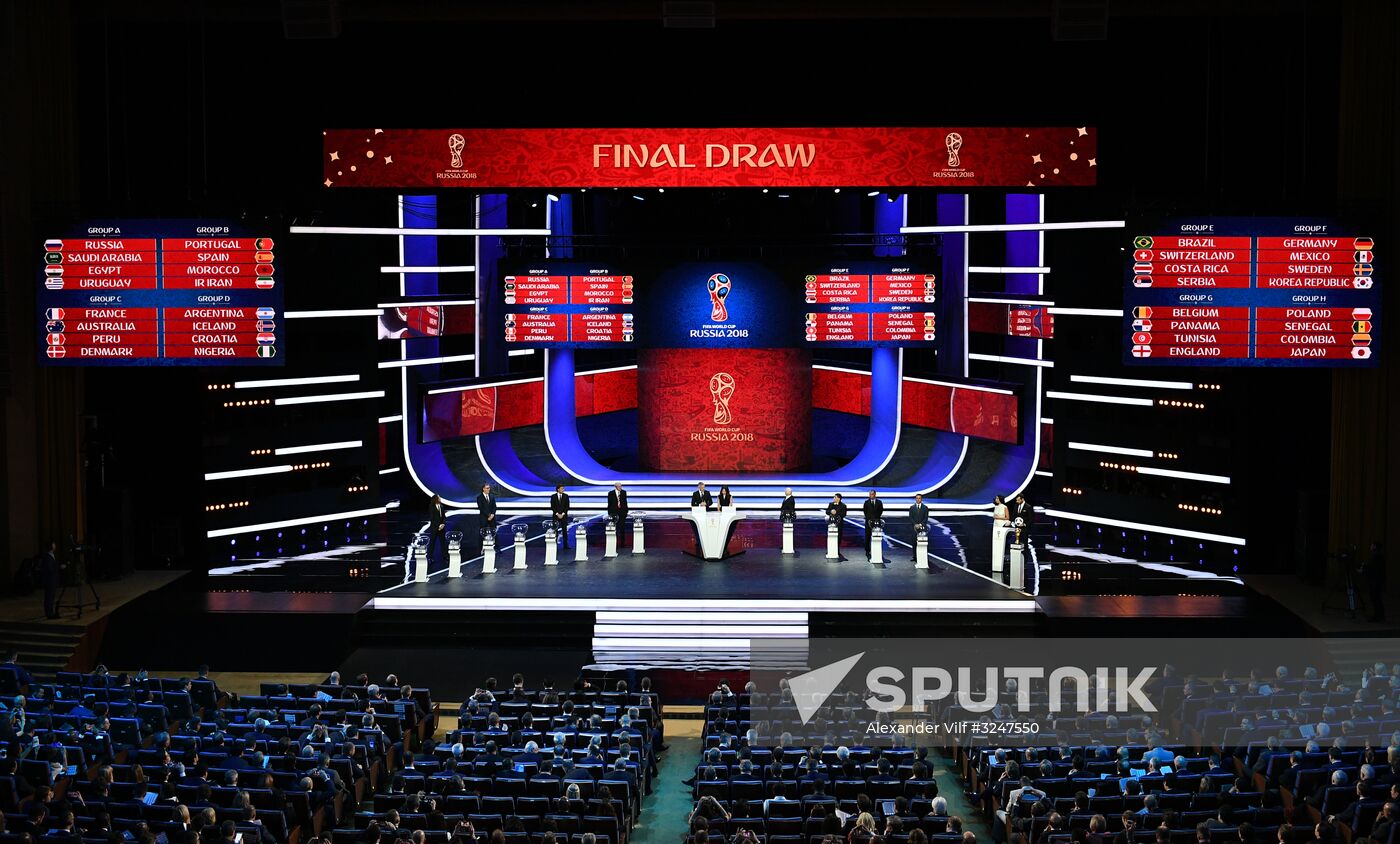2018 FIFA World Cup Final Draw