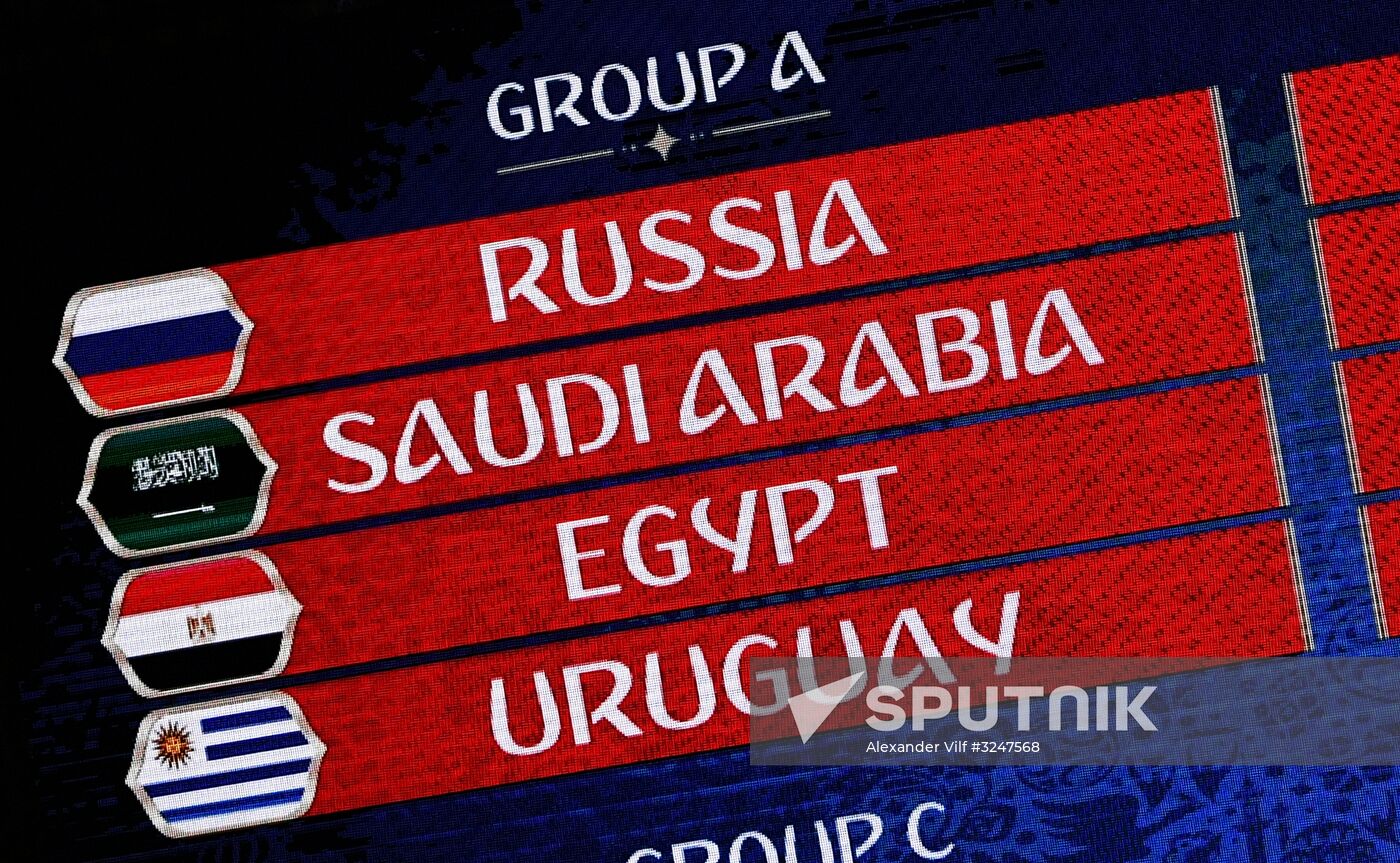 2018 FIFA World Cup Final Draw