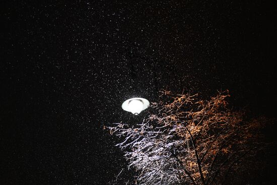 Snow in Moscow