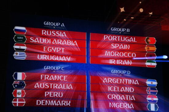 2018 FIFA World Cup Final Draw