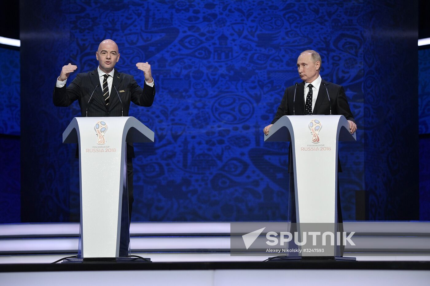 President Putin takes part in 2018 FIFA World Cup Final Draw