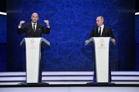 President Putin takes part in 2018 FIFA World Cup Final Draw