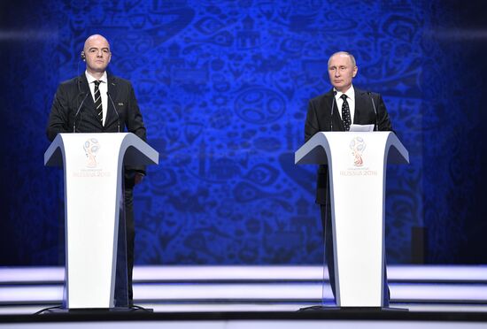 President Putin takes part in 2018 FIFA World Cup Final Draw