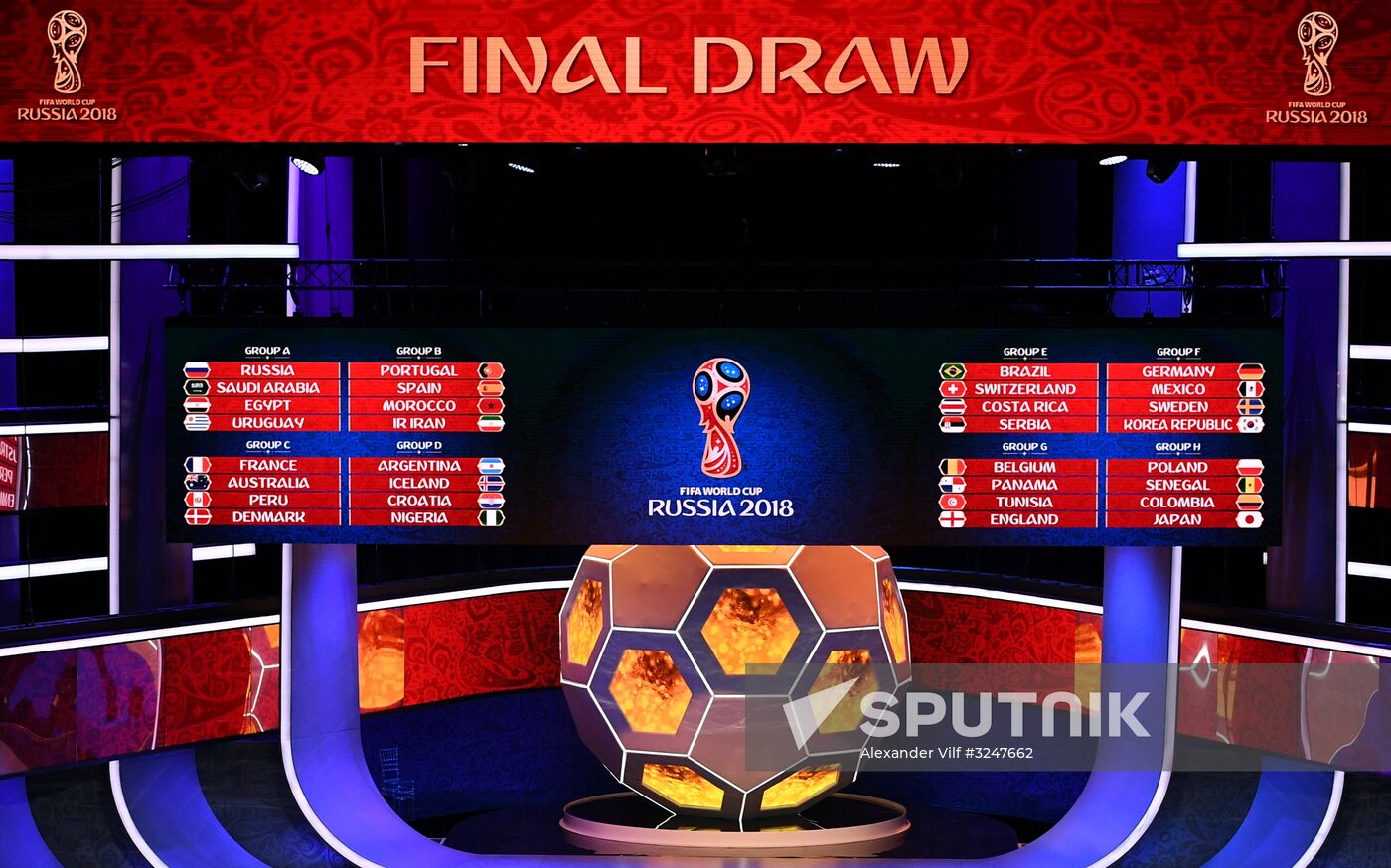 2018 FIFA World Cup Final Draw