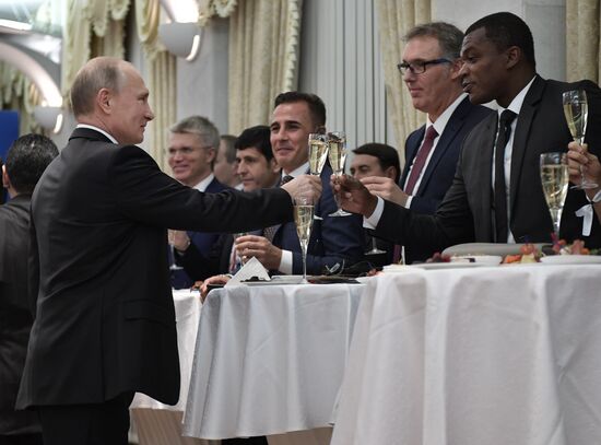 President Putin takes part in 2018 FIFA World Cup Final Draw