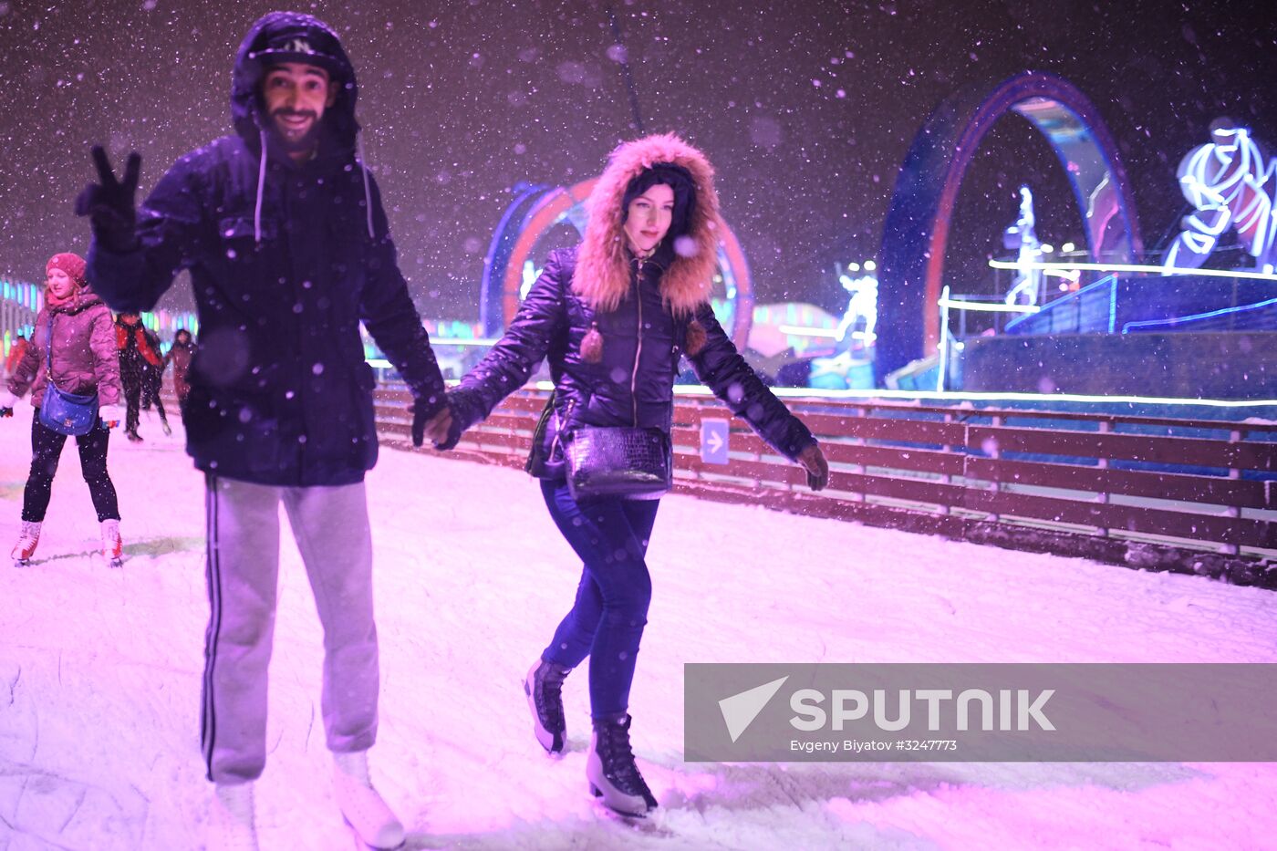 Skating rink opens at VDNKh