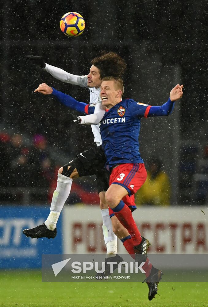 Russian Football Premier League. CSKA vs. Tosno