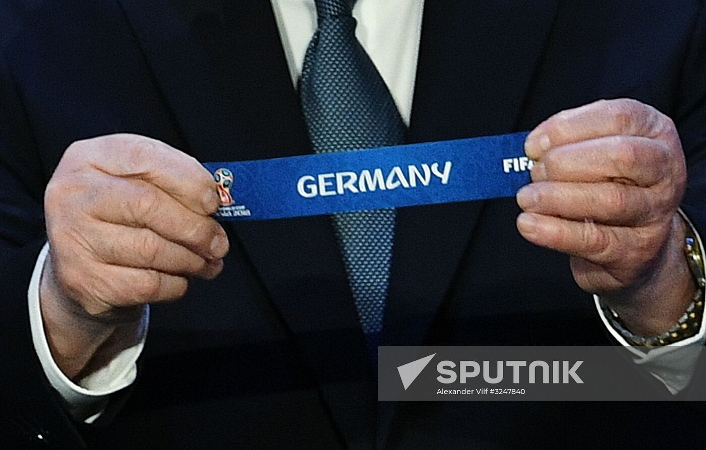 2018 FIFA World Cup Final Draw