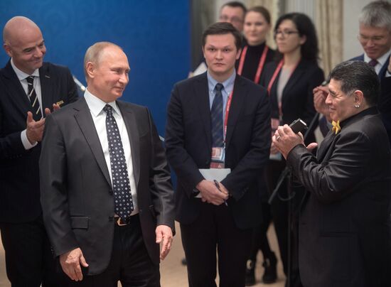 President Putin takes part in 2018 FIFA World Cup Final Draw